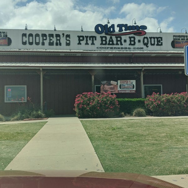 Photo taken at Cooper&#39;s Old Time Pit Bar-B-Que by Brenda on 4/30/2018