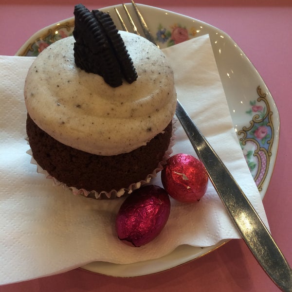 Photo taken at M-Joy Cupcakes by Marguerite D. on 3/19/2016