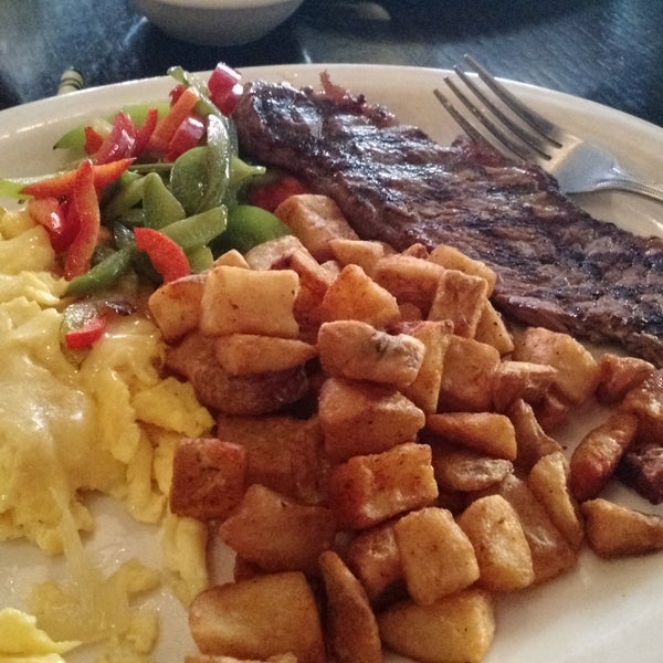 Steak and eggs