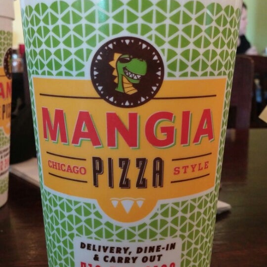 Photo taken at Mangia Pizza by Carrie M. on 4/28/2014