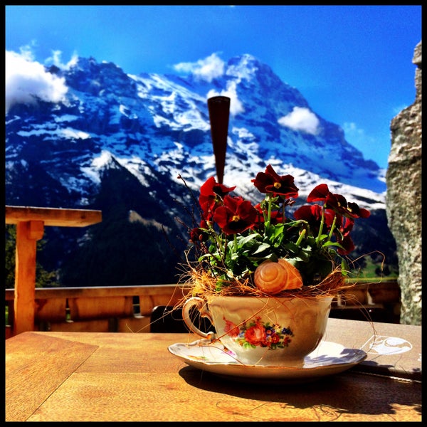 One of the best cafe in Grindelwald. Good food and nice view!