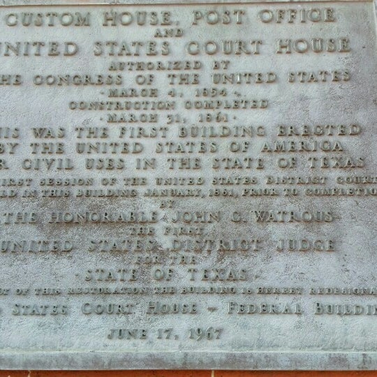 Das Foto wurde bei 1861 U.S. Custom House - Galveston Historical Foundation von Greg G. am 6/11/2015 aufgenommen