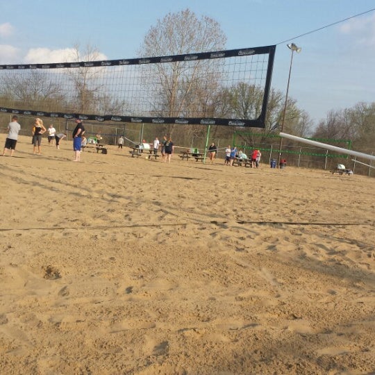 Photo taken at Volleyball Beach by Katrina M. on 4/21/2014