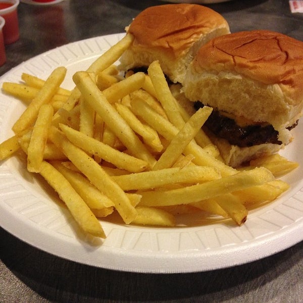 Photo taken at Lil Burgers by Jill on 2/22/2014