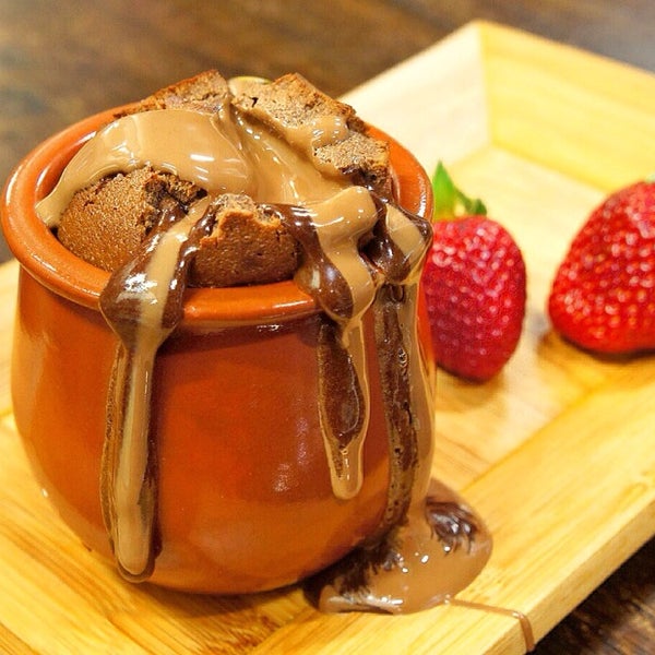 First time? Let this molten choc pot takes your virginity away.