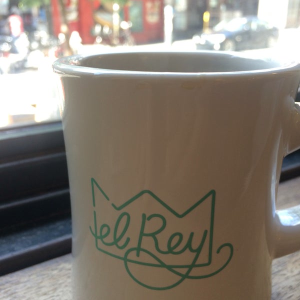Photo taken at El Rey Coffee Bar &amp; Luncheonette by Dorina Y. on 7/21/2018