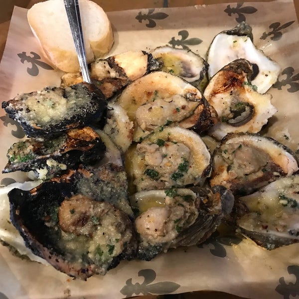 The charbroiled oysters are sooooo Efen good and Alisha rocks