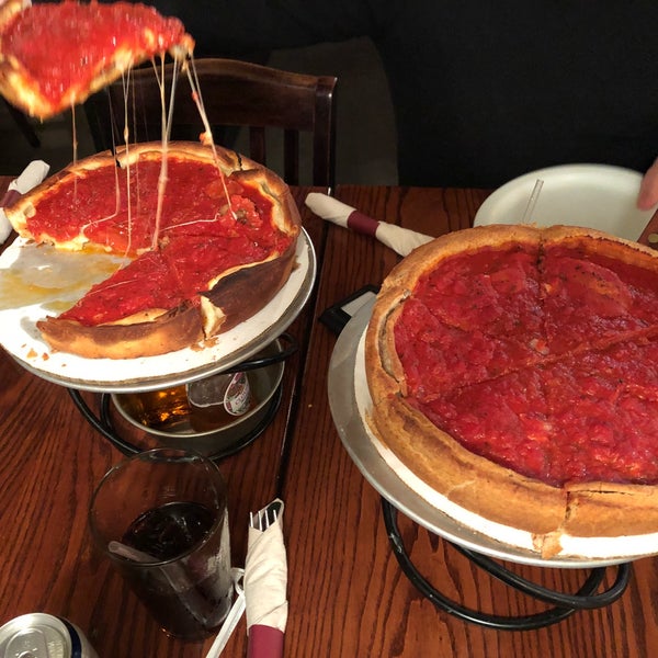 Photo taken at Patxi&#39;s Pizza by Maria S. on 2/9/2018