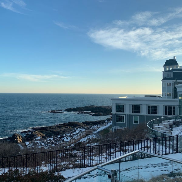 Photo taken at Cliff House Maine by James C. on 12/23/2019
