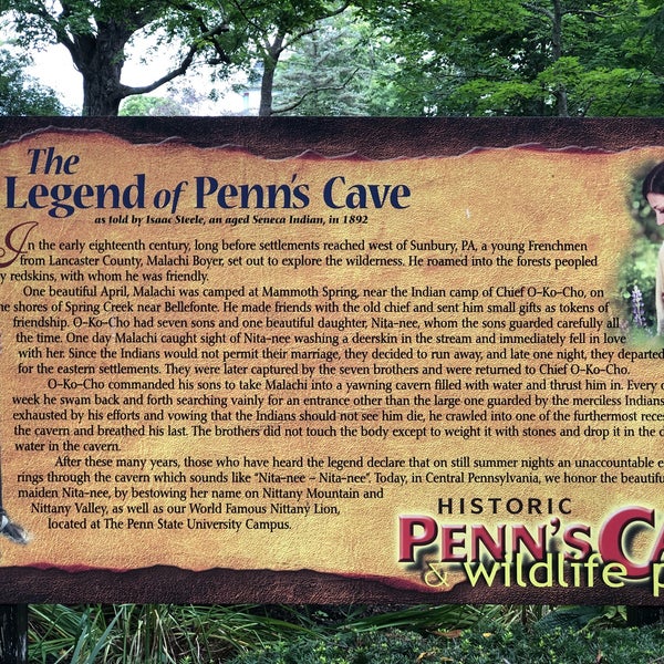 Das Foto wurde bei Penn&#39;s Cave von ʍɐɥs am 8/19/2018 aufgenommen