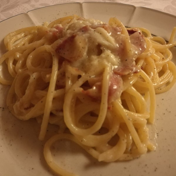 Spaghetti with Guancale and pecorino