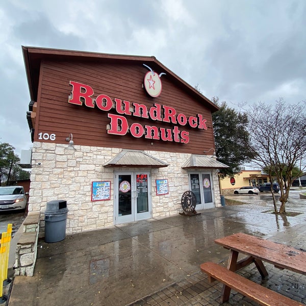 Photo taken at Round Rock Donuts by Chris on 2/20/2020