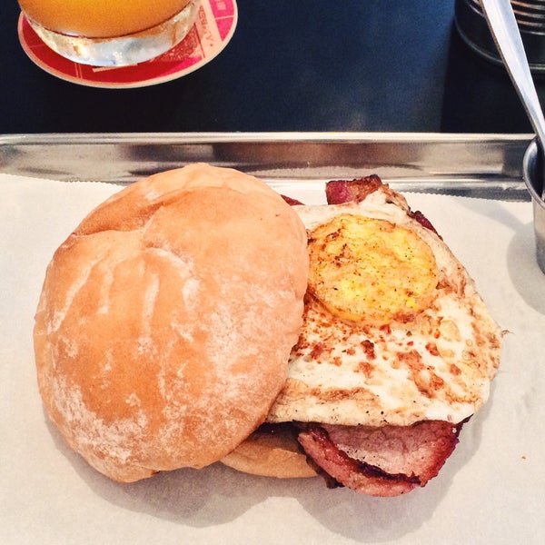 The best bacon & egg bap ($35) in town, hands down. Part of the Hong Kong Beer Co.