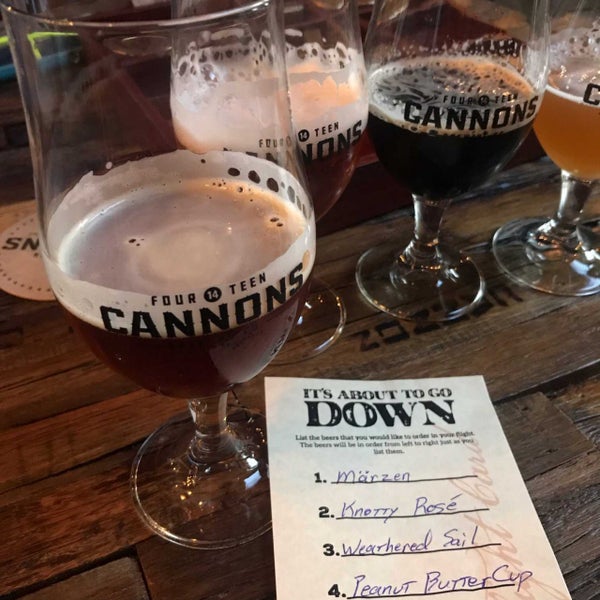 Photo taken at 14 Cannons Brewery and Showroom by Darryl L. on 5/8/2019
