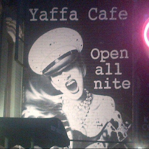 Photo taken at Yaffa Cafe by Melissa A. on 4/7/2013