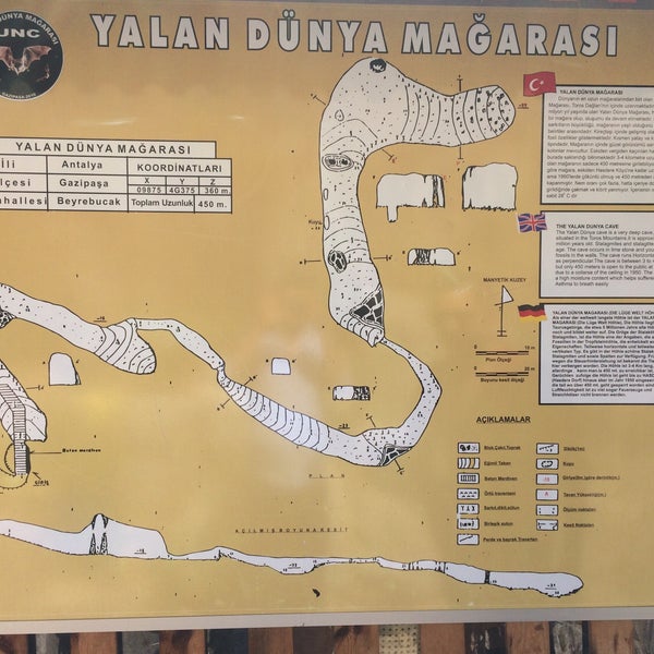 Das Foto wurde bei Yalan Dünya Mağarası von Yasin Y. am 5/28/2017 aufgenommen