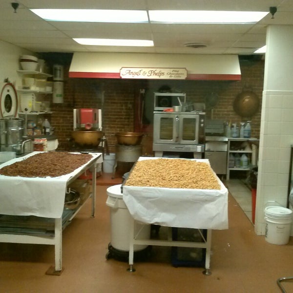 Photo taken at Angell &amp; Phelps Chocolate Factory by Carlos D. on 11/9/2013