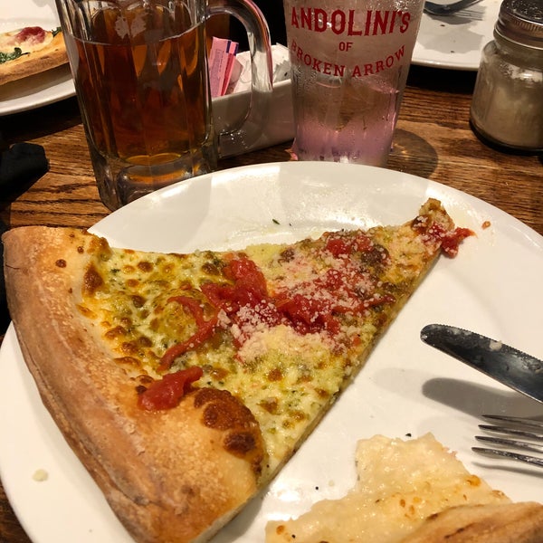 Photo taken at Andolini&#39;s Pizzeria Broken Arrow by Bill D. on 3/25/2018