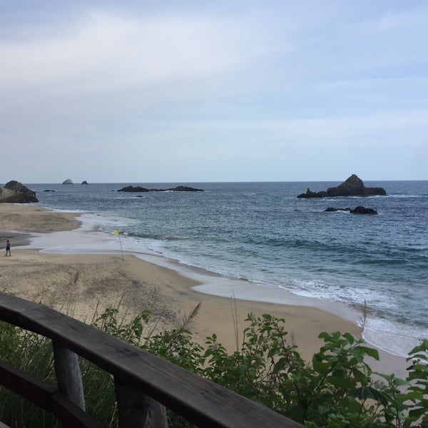 Photo taken at Zipolite by Rocío G. on 7/30/2018