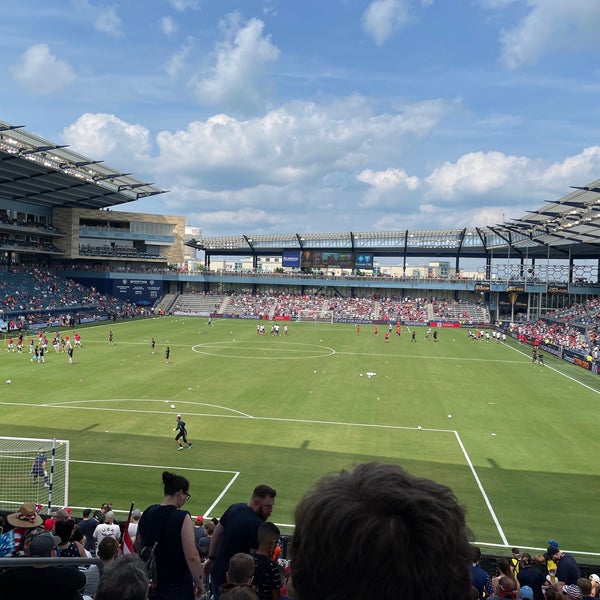 Photo taken at Children&#39;s Mercy Park by Eric A. on 7/18/2021