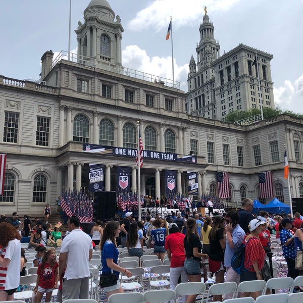 Photo taken at New York City Hall by Eric A. on 7/10/2019