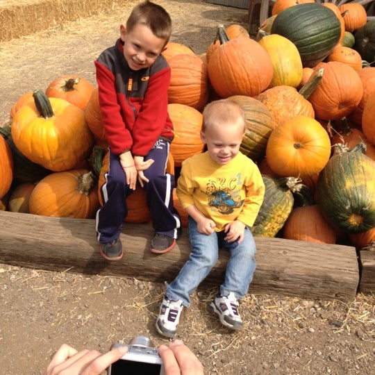 Photo taken at Vala&#39;s Pumpkin Patch &amp; Apple Orchard by Stacey K. on 9/24/2012