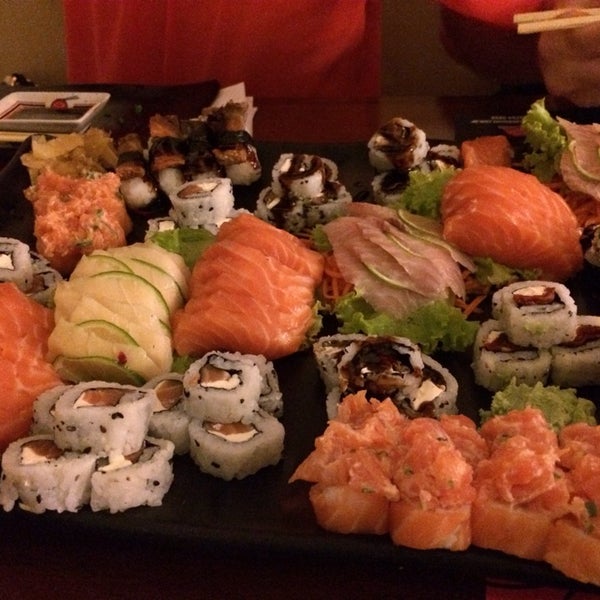 Photo taken at Kien Sushi by Bruno A. on 1/4/2014