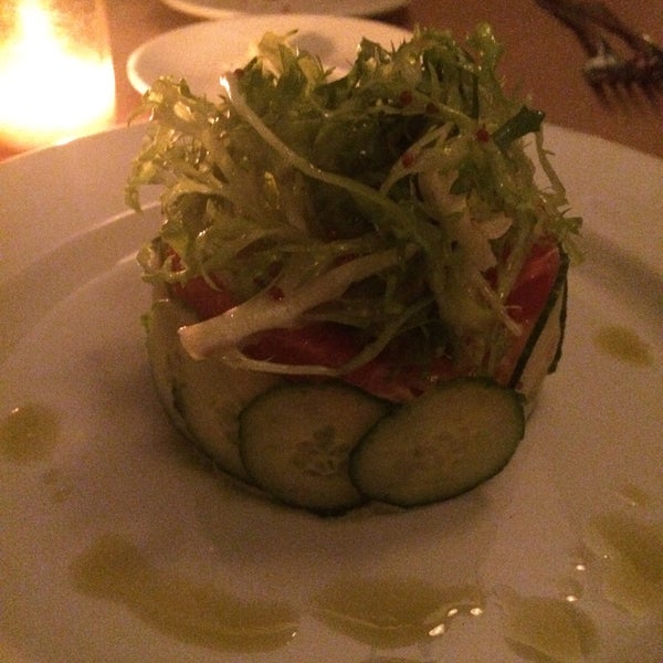 Photo taken at Le Midi Bar &amp; Restaurant by SuBarNYC on 2/14/2015