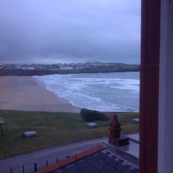 Photo taken at The Headland Hotel by Alun R. on 3/6/2014