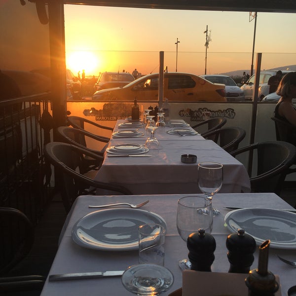 6/16/2022 tarihinde Mehmet T.ziyaretçi tarafından Birinci Kordon Balık Restaurant'de çekilen fotoğraf