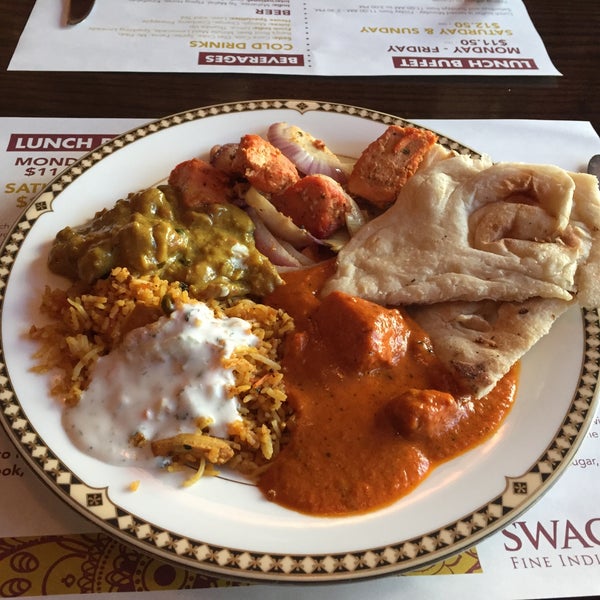 Foto tirada no(a) Swagat Fine Indian Cuisine por Arun N. em 11/24/2016