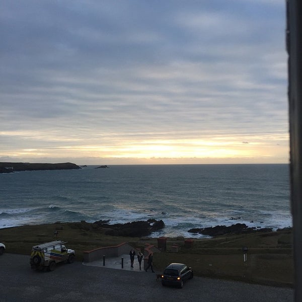 Photo taken at The Headland Hotel by Mark W. on 2/5/2015