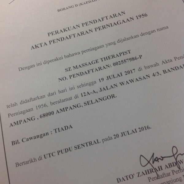 Suruhanjaya Syarikat Malaysia (SSM) - 1083 ziyaretçidan 5 tavsiye 
