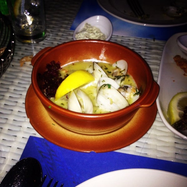 Photo taken at Bahria - Mediterranean Seafood by Melda E. on 6/18/2014
