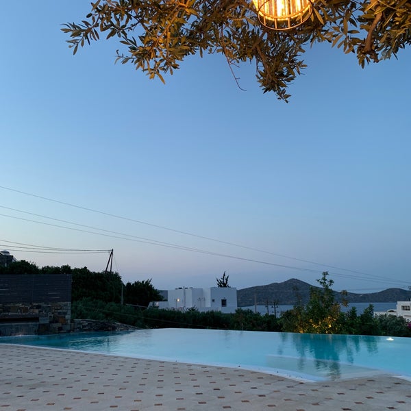 Photo taken at Elounda Gulf  Villas &amp; Suites by Jasper D. on 6/16/2019