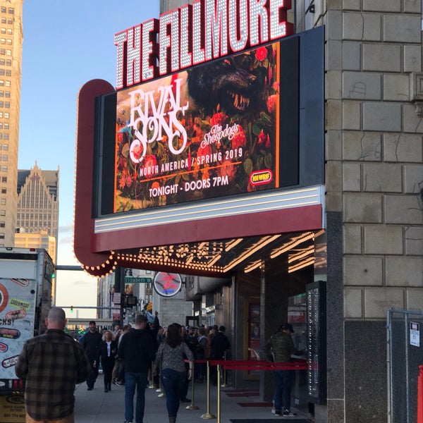 Das Foto wurde bei The Fillmore Detroit von Andrea R. am 4/23/2019 aufgenommen