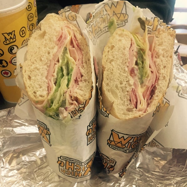 Photo taken at Which Wich? Superior Sandwiches by Rafael C. on 3/14/2017