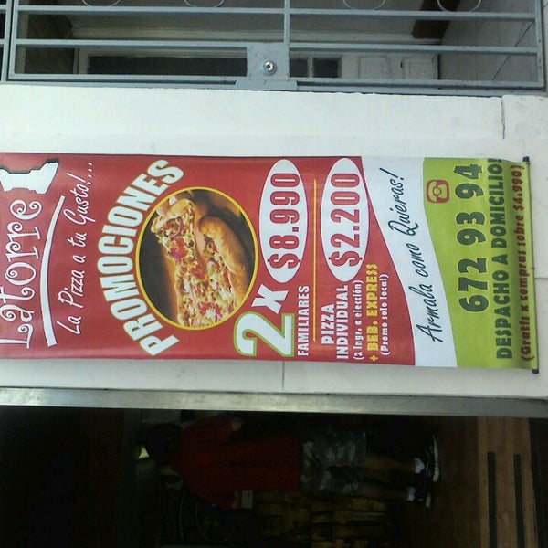 3/16/2013에 Carlos P.님이 Latorre Pizza Santiago Centro에서 찍은 사진