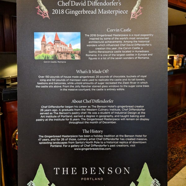 Photo taken at The Benson Portland, Curio Collection by Hilton by Marc T. on 12/23/2018