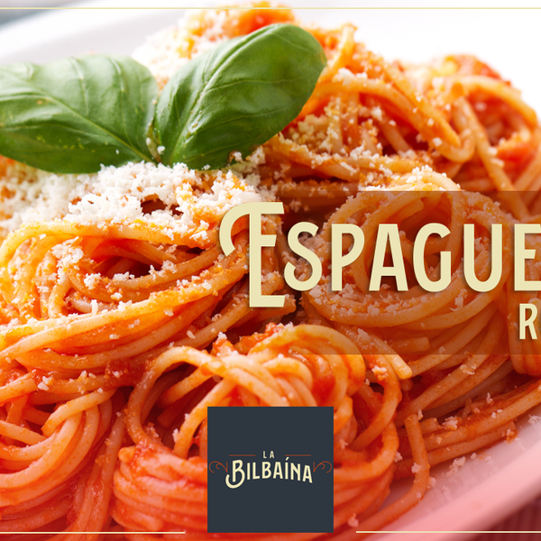 Ven por tu Espagueti Rojo ¡todos los días!.