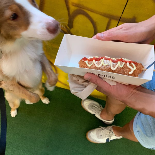 photos at oh k dog egg toast hot dog joint in lower east side