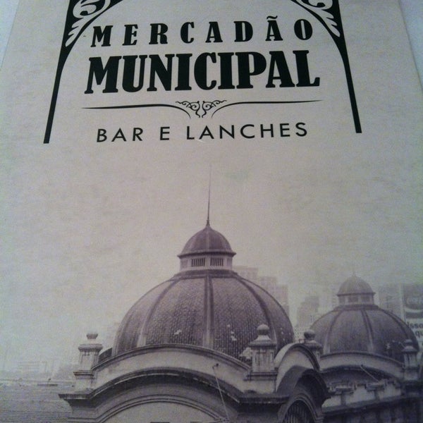 Photo taken at Mercadão Municipal Bar &amp; Lanches by Beatriz Naomi M. on 5/23/2014