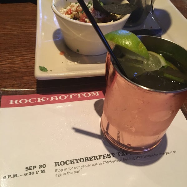 Rock bottom restaurant advertisement japan