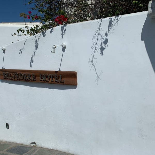 Das Foto wurde bei Belvedere Hotel Mykonos von Δημήτρης Β. am 9/1/2019 aufgenommen