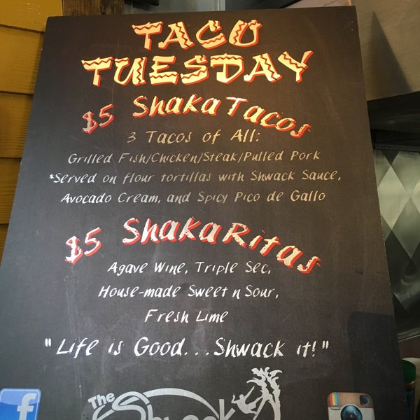 Happy hour 4-6 M-F. $1 off apps and wine. Tuesday is $5 for 3 tacos