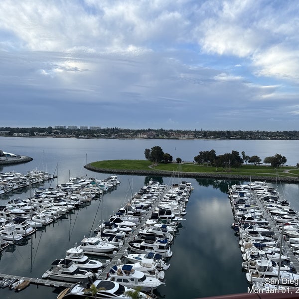 Foto scattata a Marriott Marquis San Diego Marina da J Scott O. il 1/1/2024