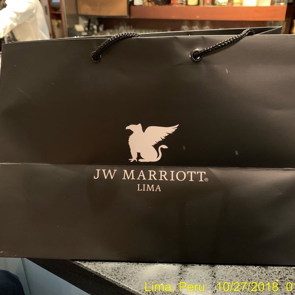 Photo taken at JW Marriott Hotel Lima by J Scott O. on 10/27/2018