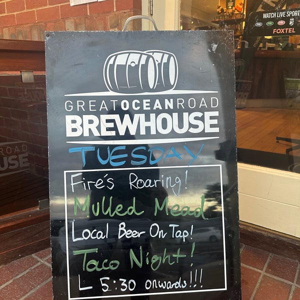 Photo taken at Great Ocean Road Brewhouse by Mae L. on 5/21/2024