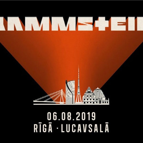 Póster de Rammstein Posterbeatnik Europa Stadium Tour 2019