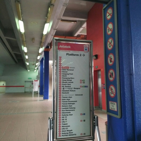 Photos at RapidKL Jelatek (KJ6) LRT Station - 9 tips from 7390 